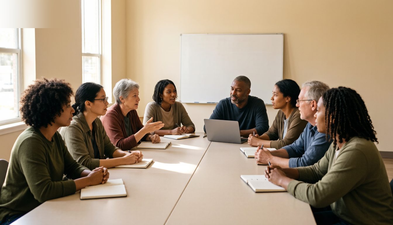 AUREA Founding Community members at a working session